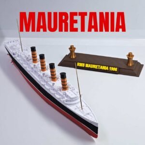 RMS Mauretania 1906 | Modelo Em Escala 1:750 (32cm)